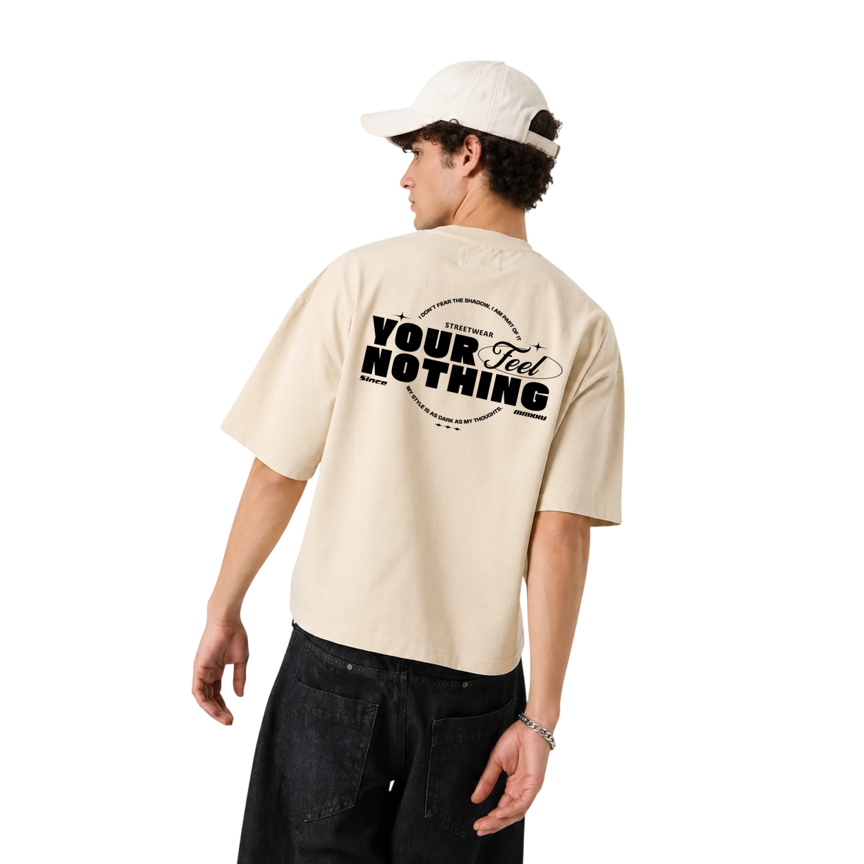 Foto de remera oversize beige