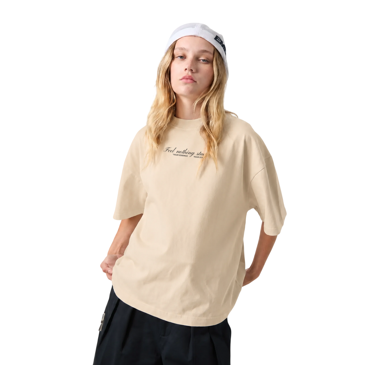 Foto alternativa 4 de remera oversize beige