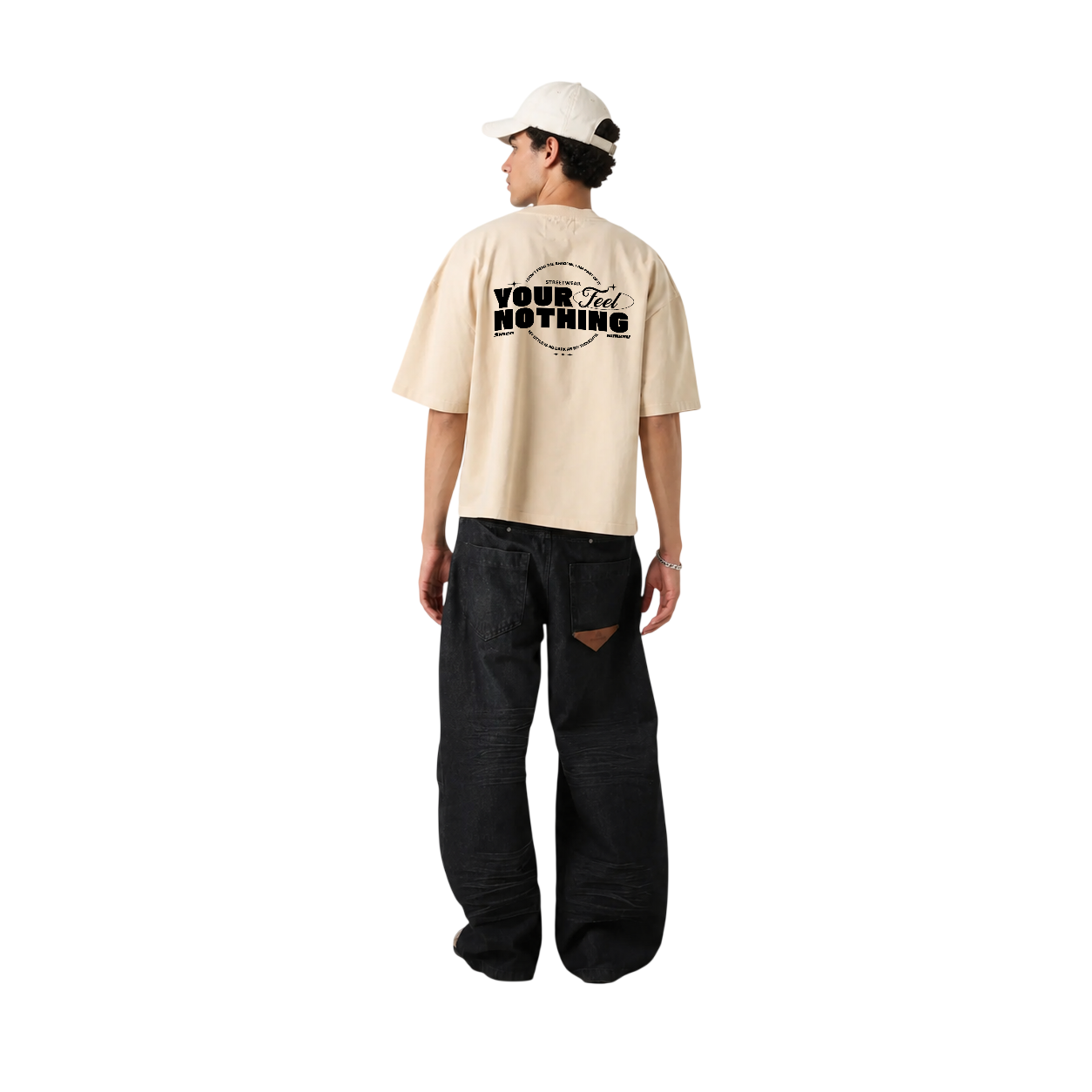 Foto alternativa 5 de remera oversize beige